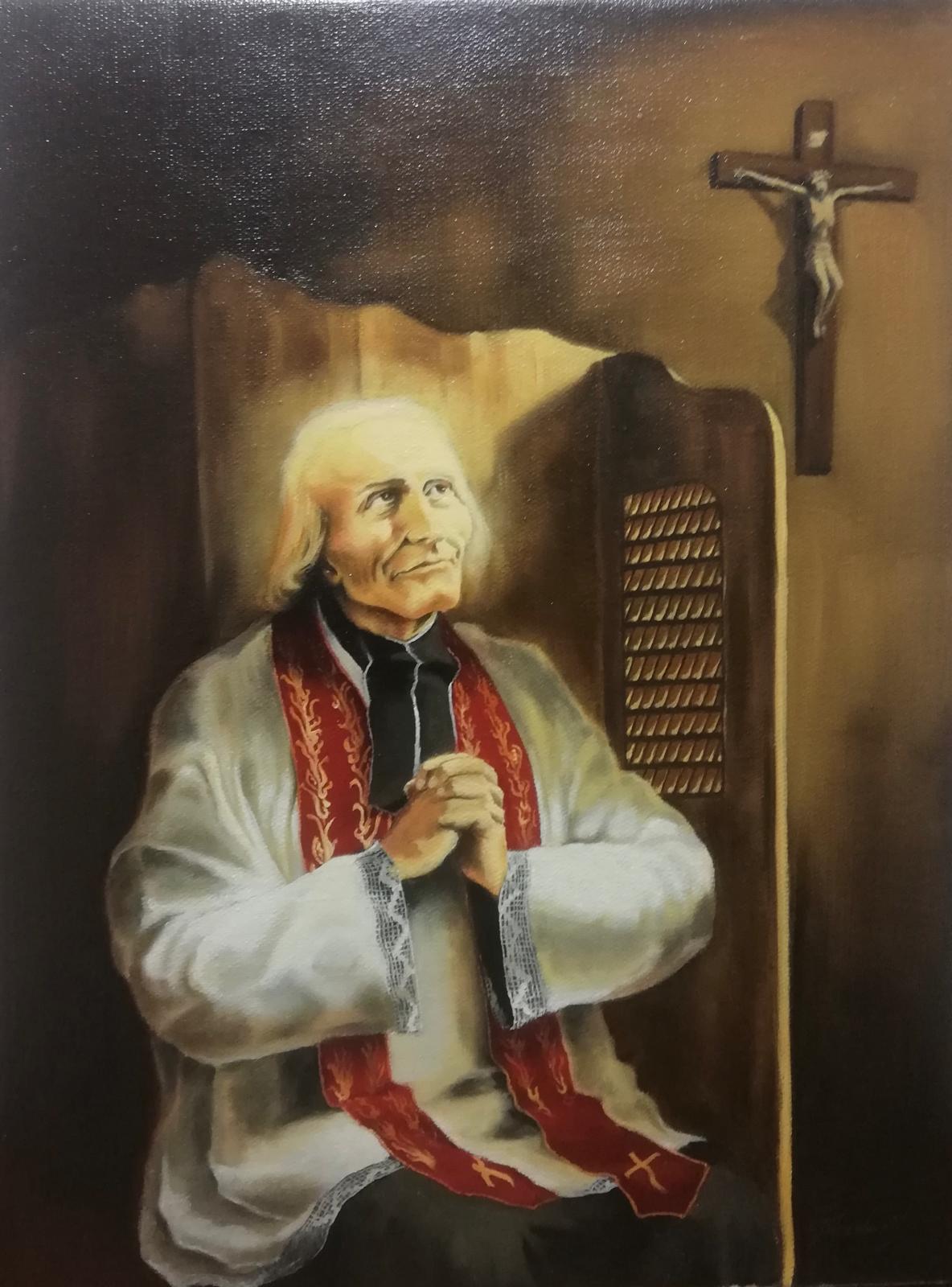 Święty Jan Maria Vianney autorstwa Grzegorza Kozdroja